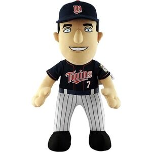 Bleacher Creatures Joe Mauer Minnesota‎ Twins Plush Toy MLB Baseball 7 NIB